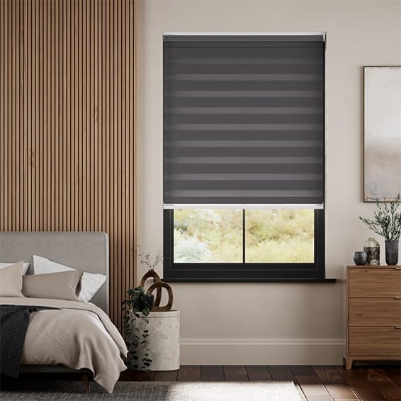 Electric Enjoy Dimout Gunmetal Grey Enjoy Roller Blind