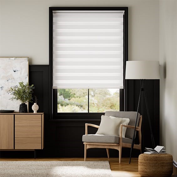 Electric Enjoy Dimout Ice White Enjoy Roller Blind