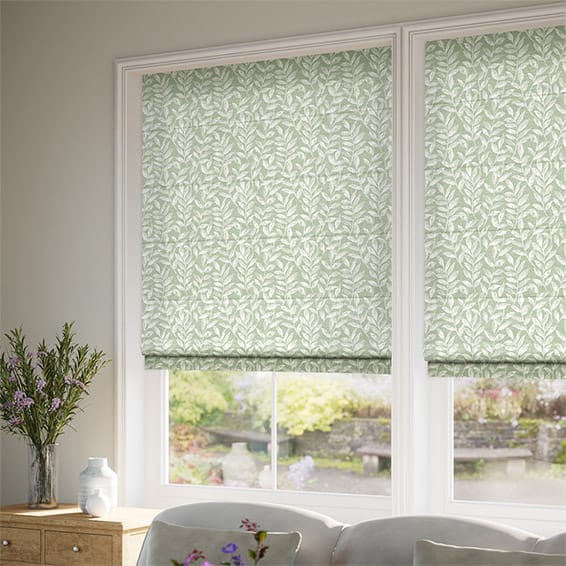 Esmee Spring Green Roman Blind