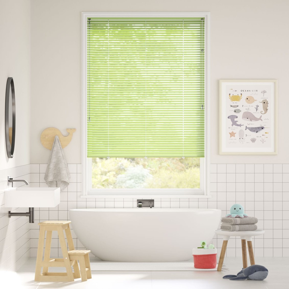 Essence Pale Green Venetian Blind - 25mm Slat