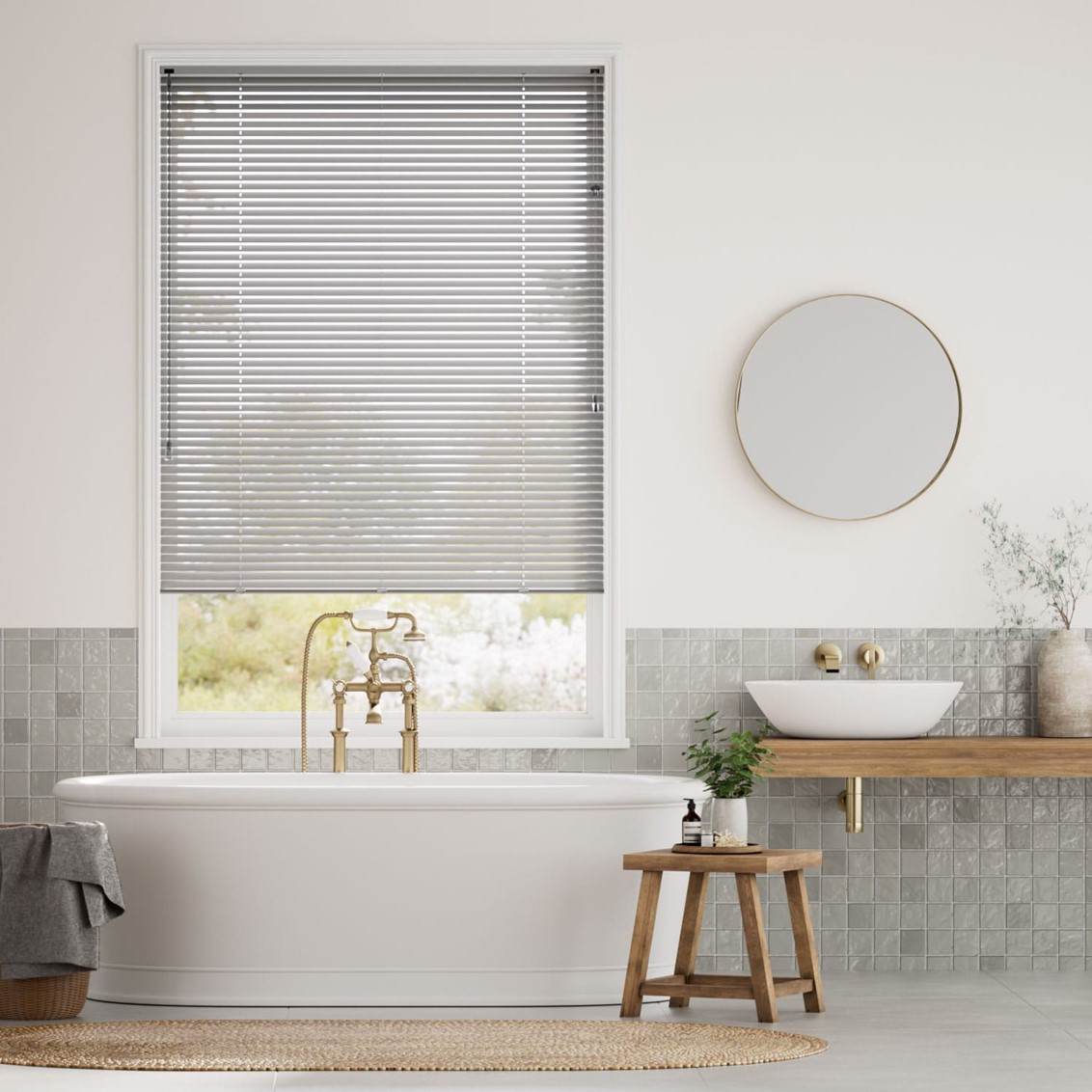 Essence Silver Venetian Blind - 25mm Slat