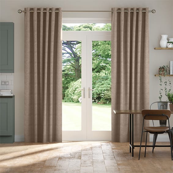 Eternity Linen Biscuit Curtains
