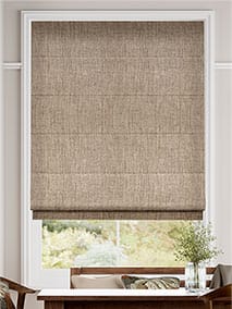 Electric Eternity Linen Biscuit Roman Blind thumbnail image