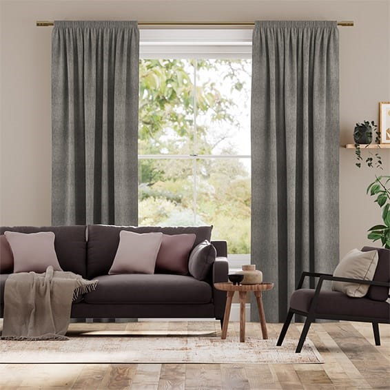 Eternity Linen Cinder Curtains