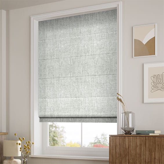 Eternity Linen Limestone Roman Blind | Blinds 2go™