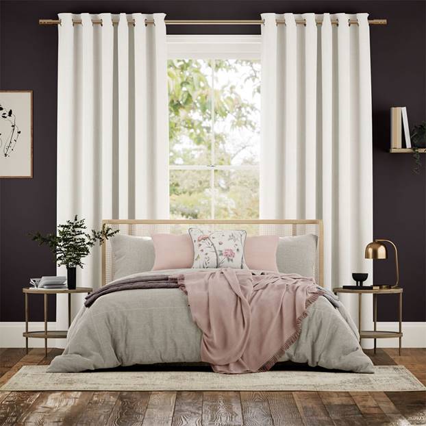 Etoile Natural White Curtains thumbnail image