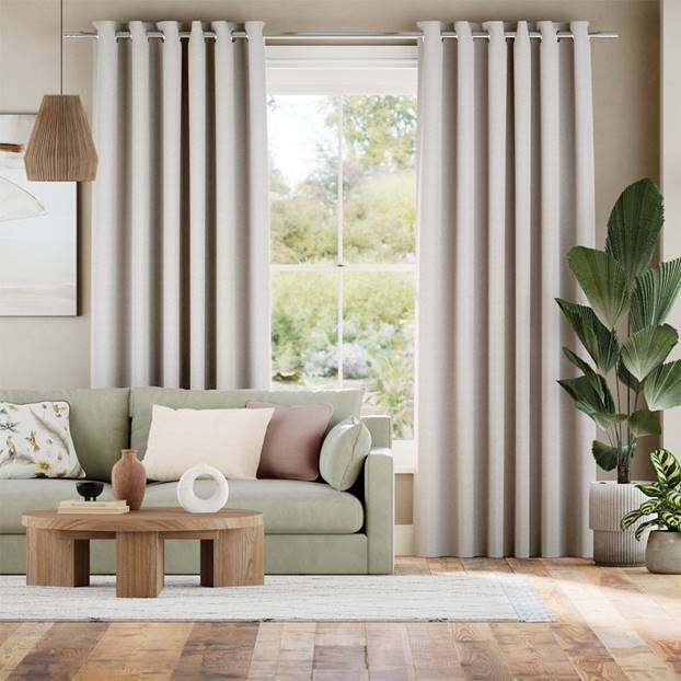 Etoile Warm Grey Curtains thumbnail image