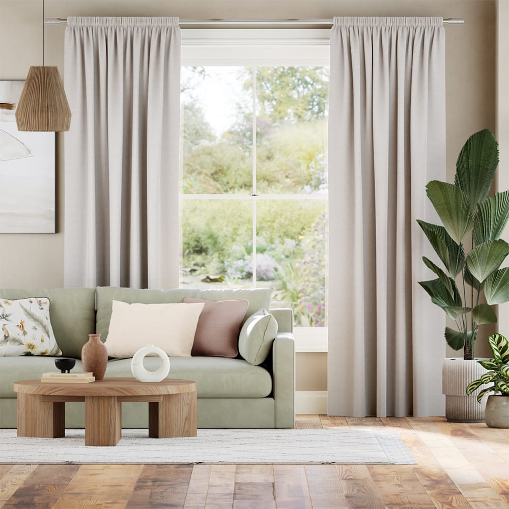 Etoile Warm Grey Curtains thumbnail image