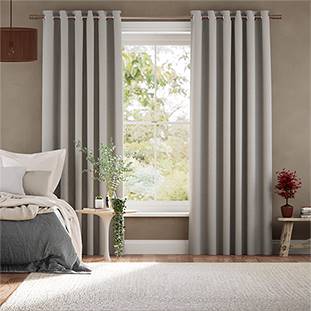 Etta Argent Grey Curtains thumbnail image