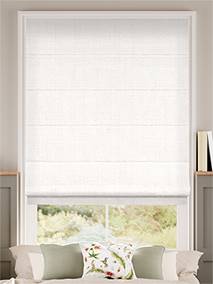 Etta Bright White Roman Blind thumbnail image