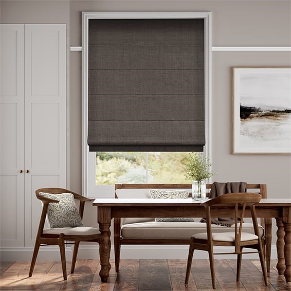 Etta Pewter Roman Blind