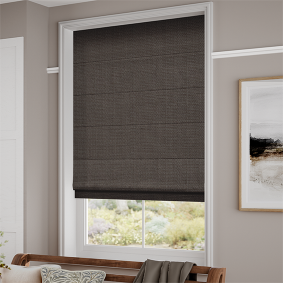 Etta Pewter Roman Blind