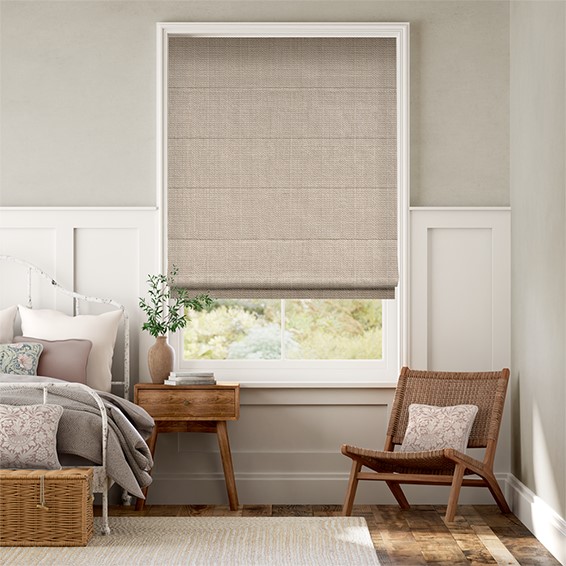 Etta Putty Roman Blind