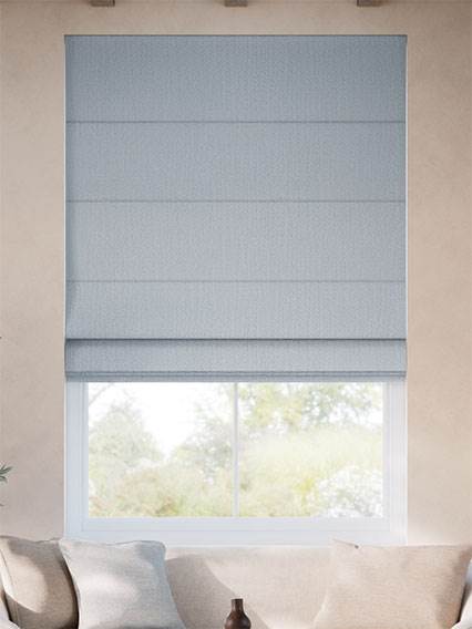 Everly Cool Blue Roman Blind thumbnail image
