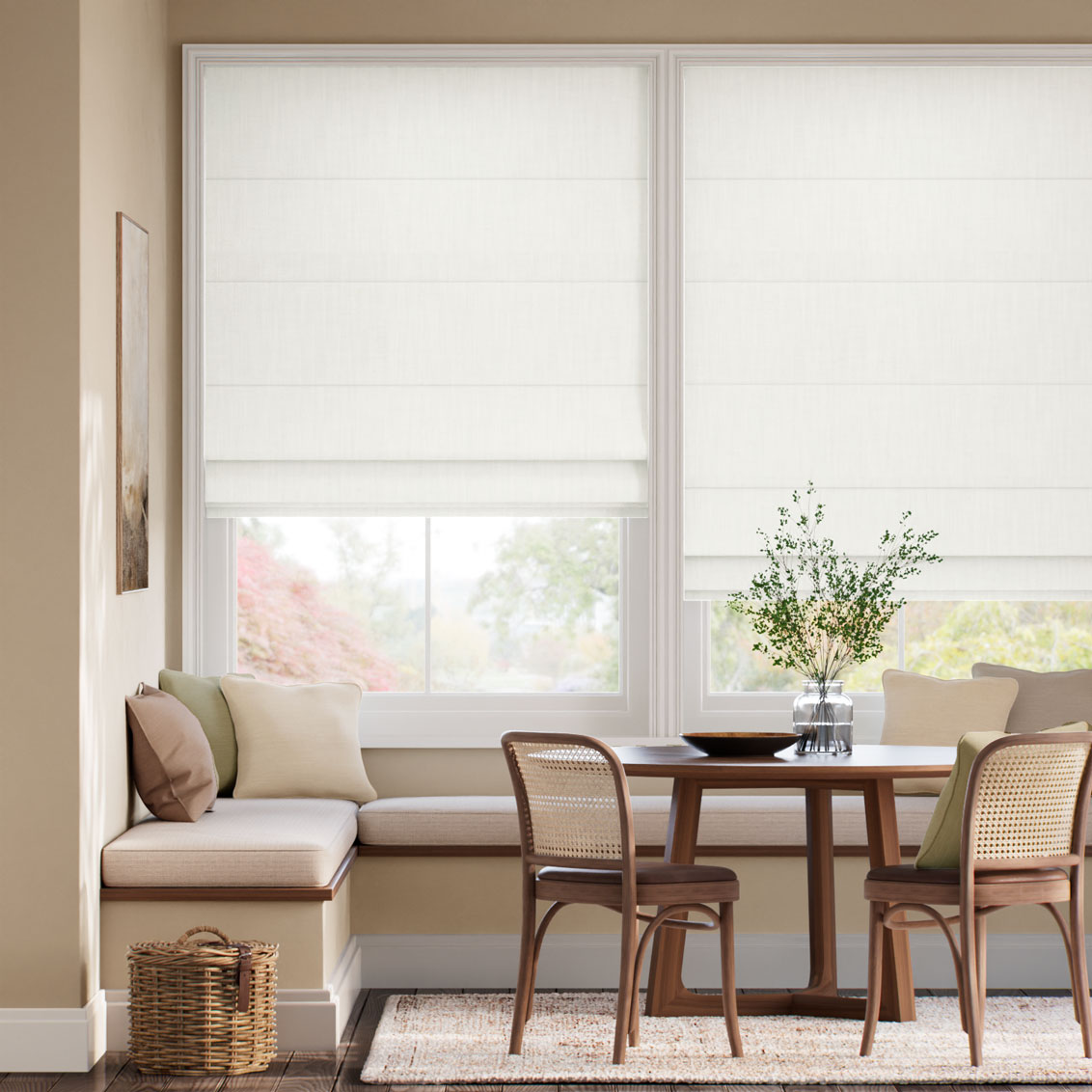 Everly Pearl Roman Blind