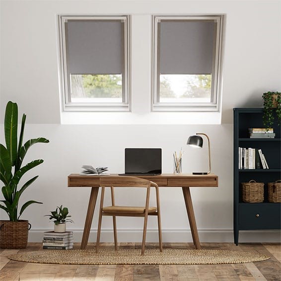 Expressions Dark Grey Blackout Blind for Keylite® Windows