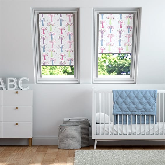 Expressions Enchanted Forest Candy Blackout Blind for Fakro ® Windows
