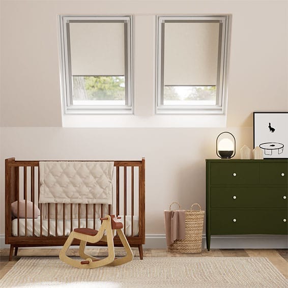 Expressions Ivory Blackout Blind for Fakro ® Windows