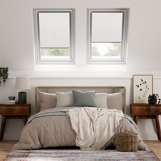 Expressions Shimmering Silver Blackout Blind for Fakro ® Windows