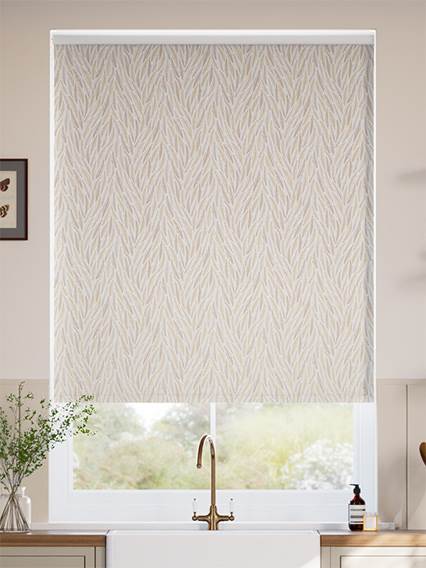 Falling Leaves Neutral Roller Blind thumbnail image