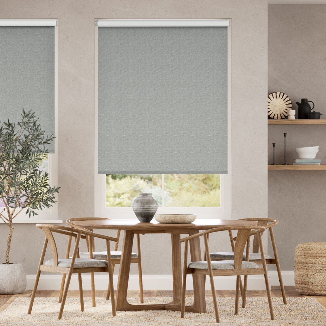 Fara Blackout Antique Stone  Roller Blind