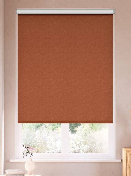 Fara Blackout Terracotta Roller Blind thumbnail image