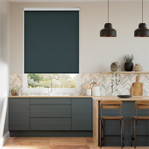 Fara Blackout Deepest Ocean Roller Blind