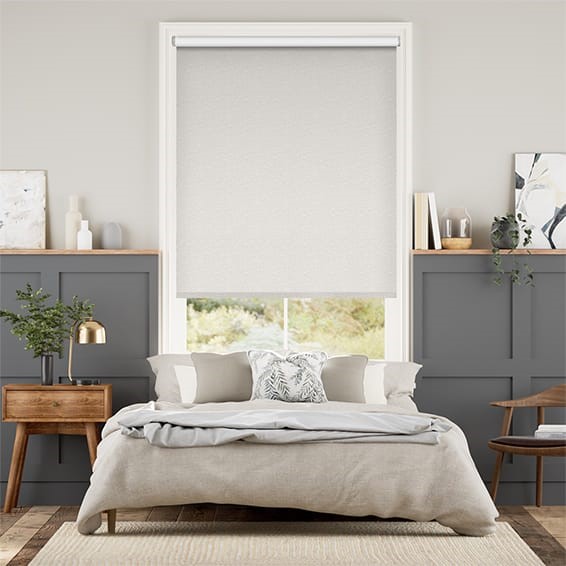 Fara Blackout Morning Mist Roller Blind