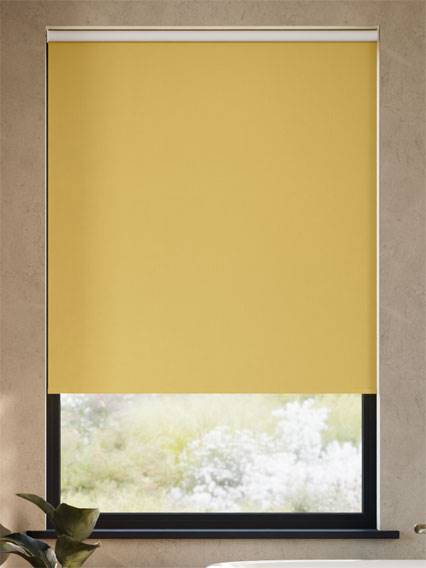 Fara Blackout Soft Ochre Roller Blind thumbnail image