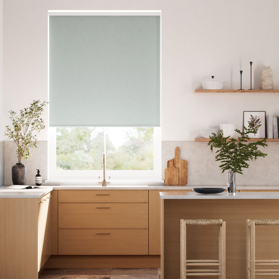 Fara Blackout Waterfall Roller Blind