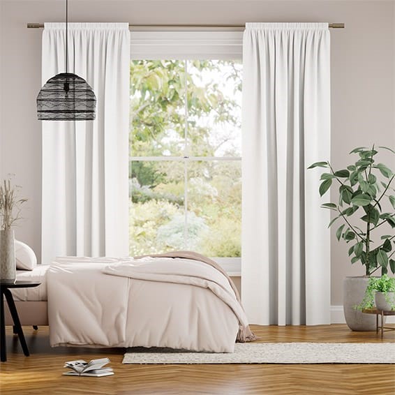 Felicity True White Curtains