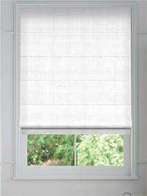 Electric Felicity True White Roman Blind thumbnail image