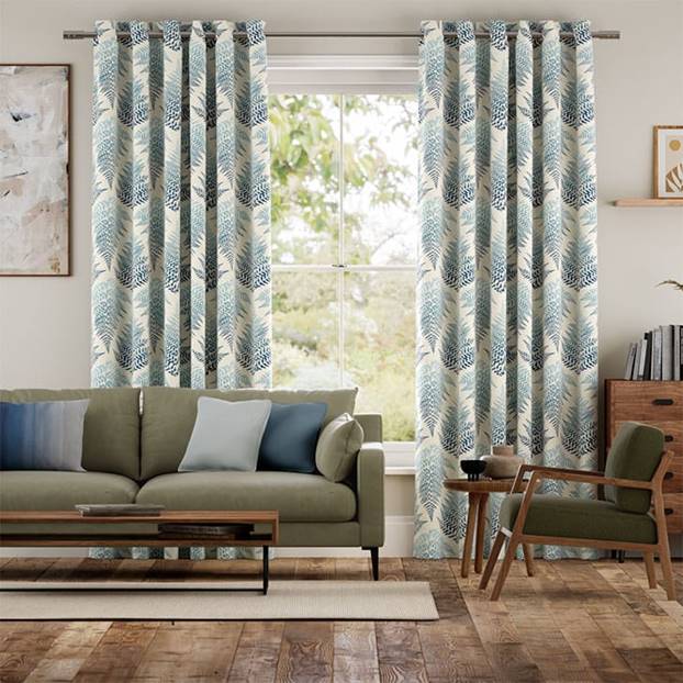 Filix Blue Curtains thumbnail image