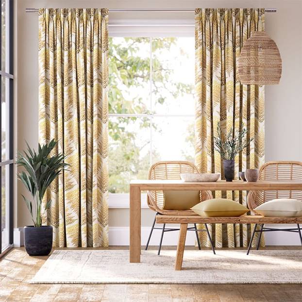 Filix Mustard Curtains thumbnail image