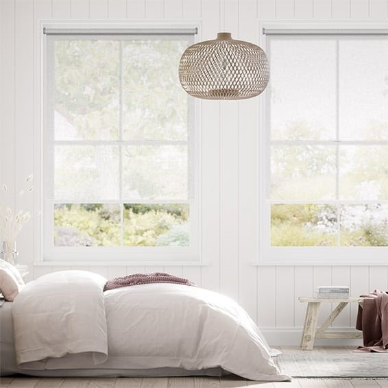 Filtra Voile White Roller Blind