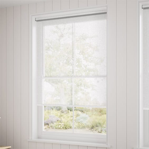 Filtra Voile White Roller Blind | Blinds 2go™