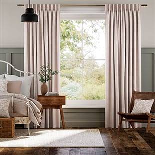 Fine Velvet Blush Curtains thumbnail image