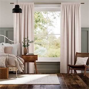 Fine Velvet Blush Curtains thumbnail image