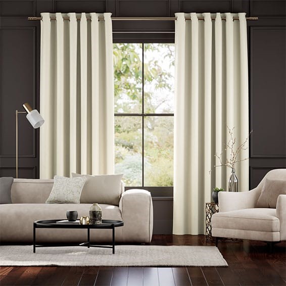 Fine Velvet Ivory Curtains