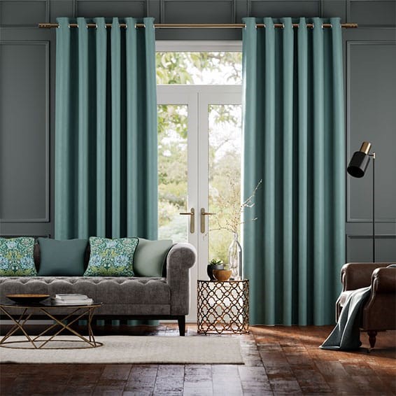 Fine Velvet Lagoon Curtains