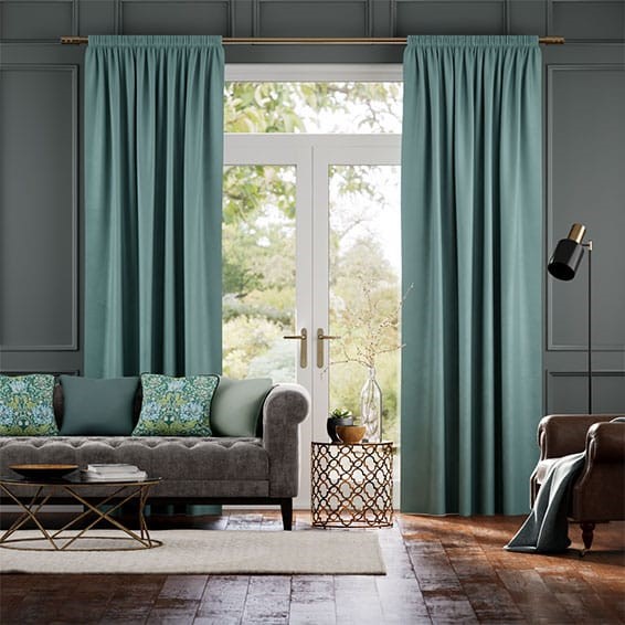 Fine Velvet Lagoon Curtains