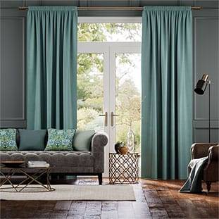 Fine Velvet Lagoon Curtains thumbnail image