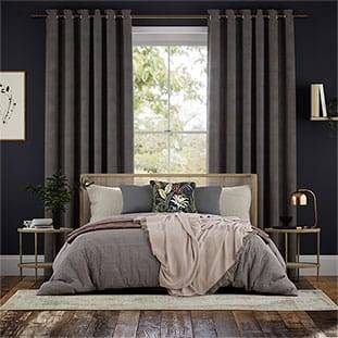 Fine Velvet Moon Grey Curtains thumbnail image