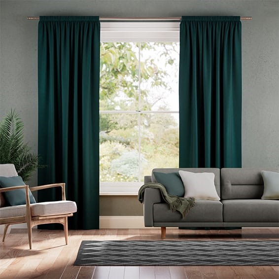 Fine Velvet Teal Curtains