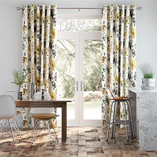 Fiori Linen Daffodil Curtains thumbnail image