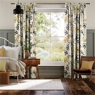 Fiori Linen Daffodil Curtains thumbnail image