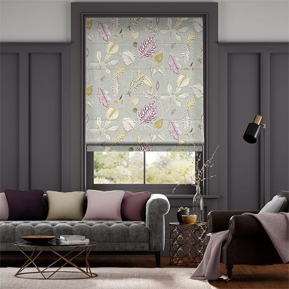 Flavia Wild Grape Roman Blind