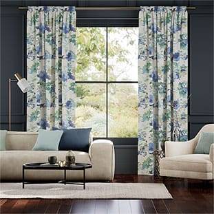 Fleur Sea Breeze Curtains thumbnail image