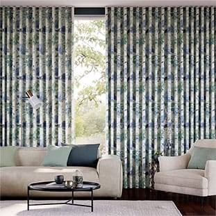 Fleur Sea Breeze Curtains thumbnail image