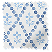 Floral Trellis Blue Roman Blind sample image
